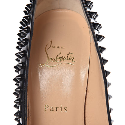 Christian Louboutin Patent Daffodile Spikes 160 Pumps 40 Black 10 of 12