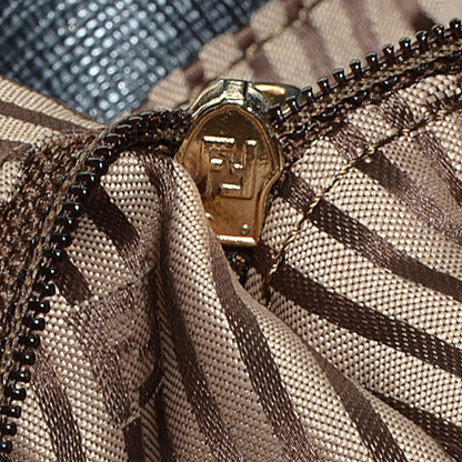 Fendi Vitello Elite Chameleon Shopper Tote Black 11 of 11