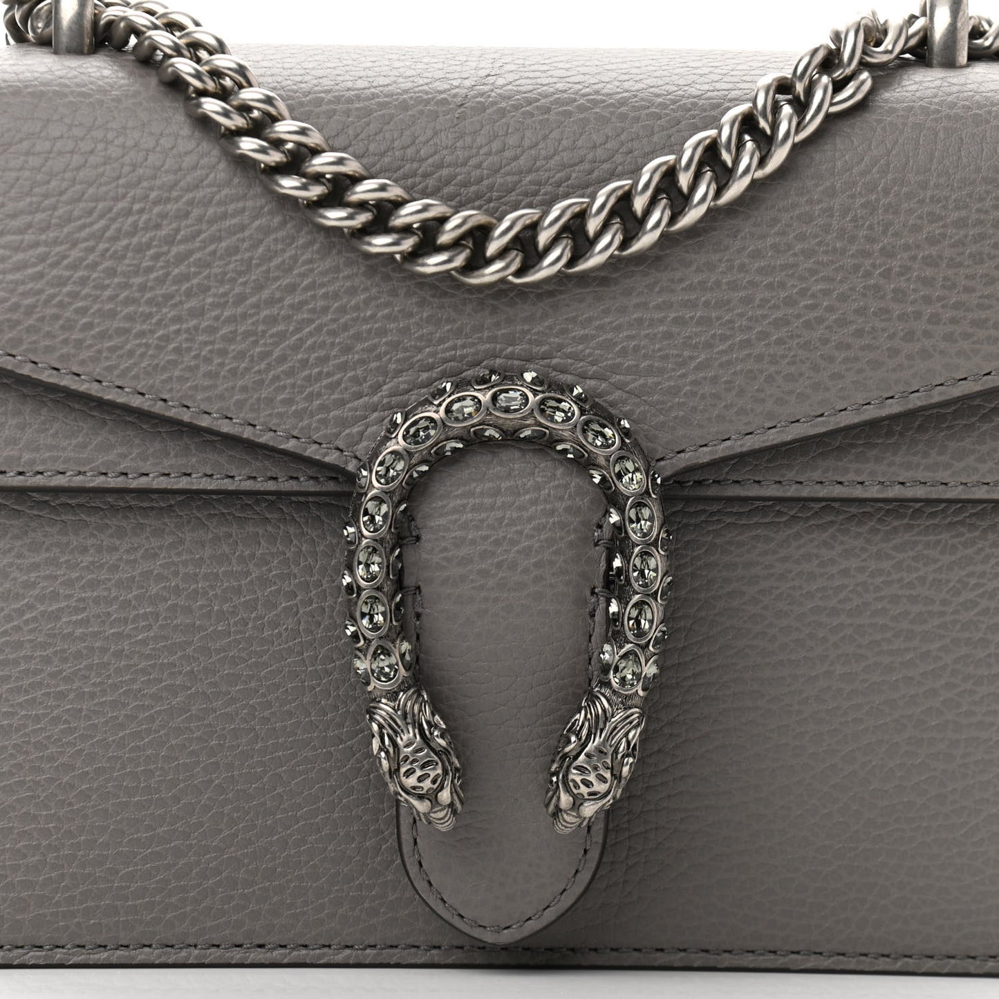 Calfskin Mini Dionysus Shoulder Bag Dusty Grey