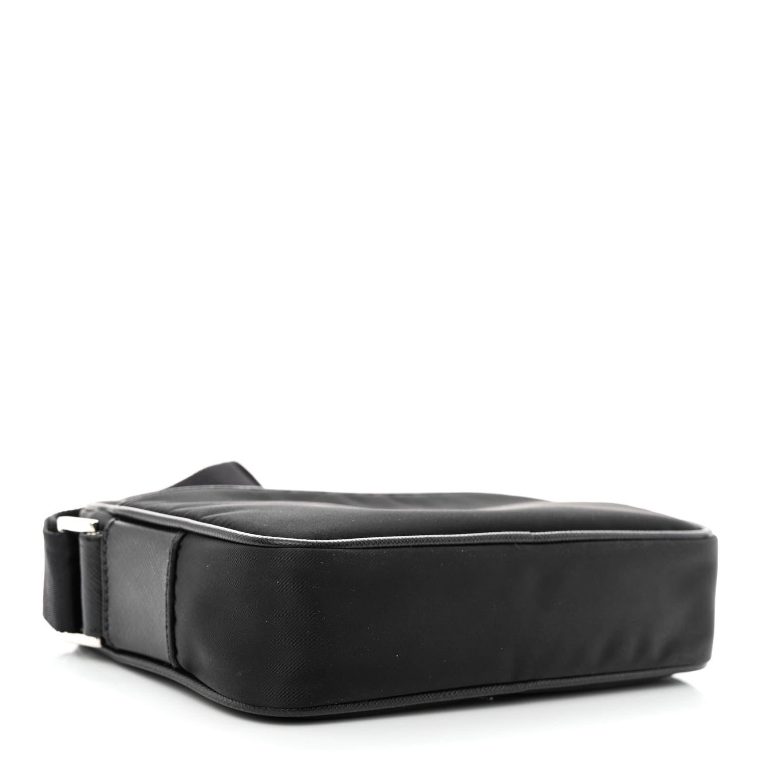 Prada Tessuto Nylon Saffiano Logo Camera Bag Black 4 of 11