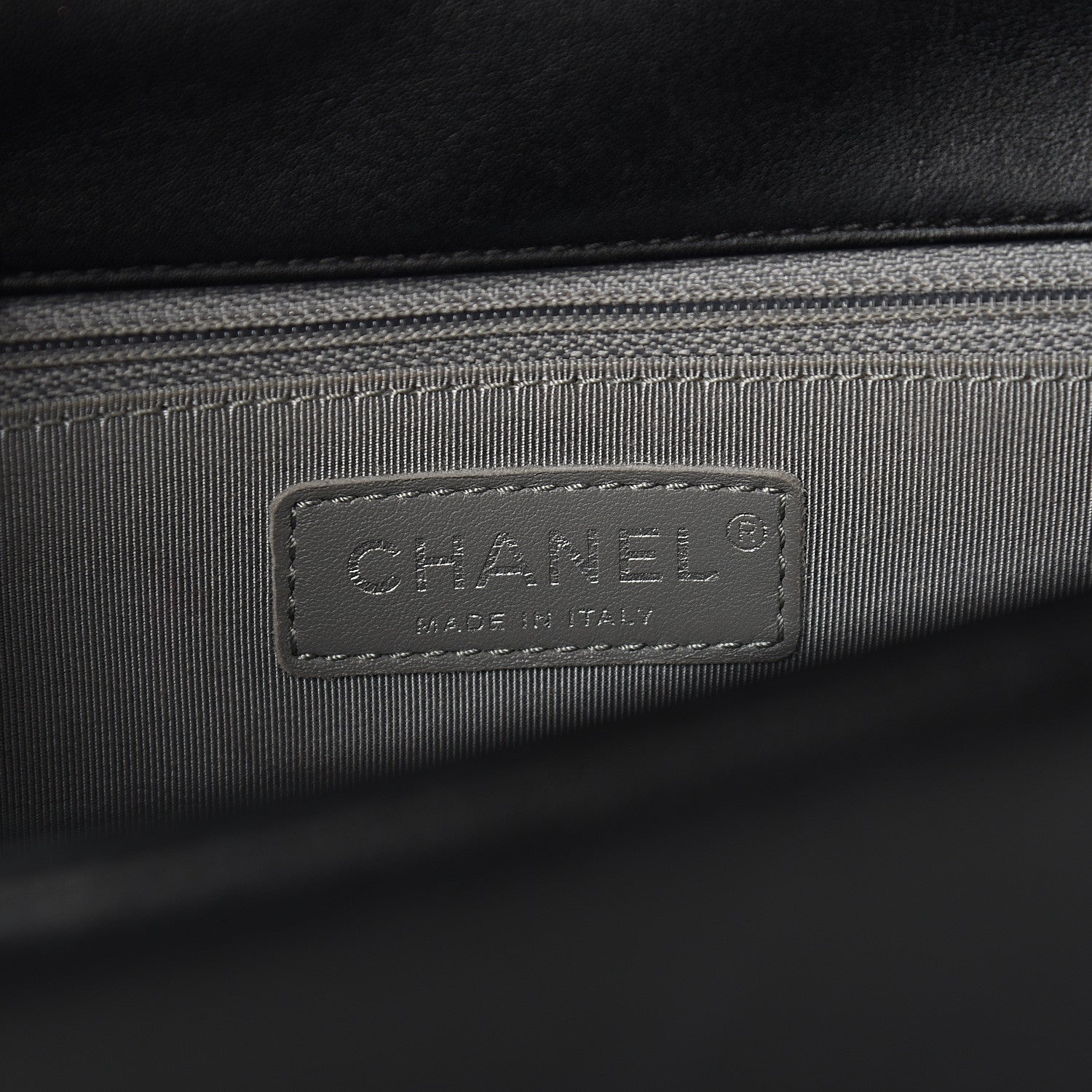 Chanel Calfskin Chevron Quilted New Medium Boy Flap Black 5 of 9
