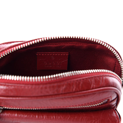 Gucci Fluffy Calfskin Mini Morpheus Belt Bag 70 28 Red 5 of 8