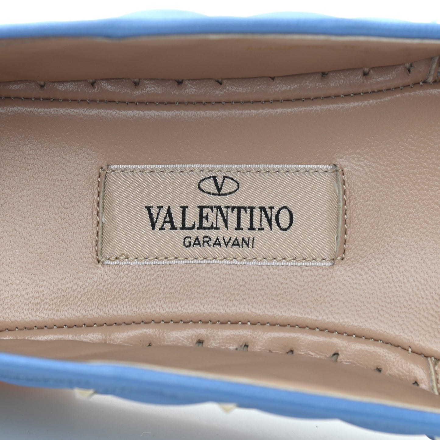 Nappa Rockstud Spike Espadrille Flats 40 Angel Natural