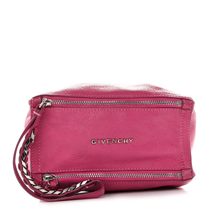 Givenchy Sugar Goatskin Pandora Wristlet Hot Pink 1 of 10