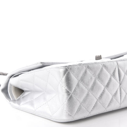 Chanel Metallic Lambskin Quilted 2.55 Reissue 226 Flap Silver 7 of 12
