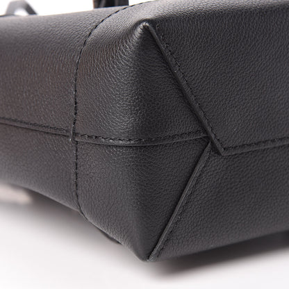 Louis Vuitton Calfskin Lockme Mini Backpack Black 9 of 15
