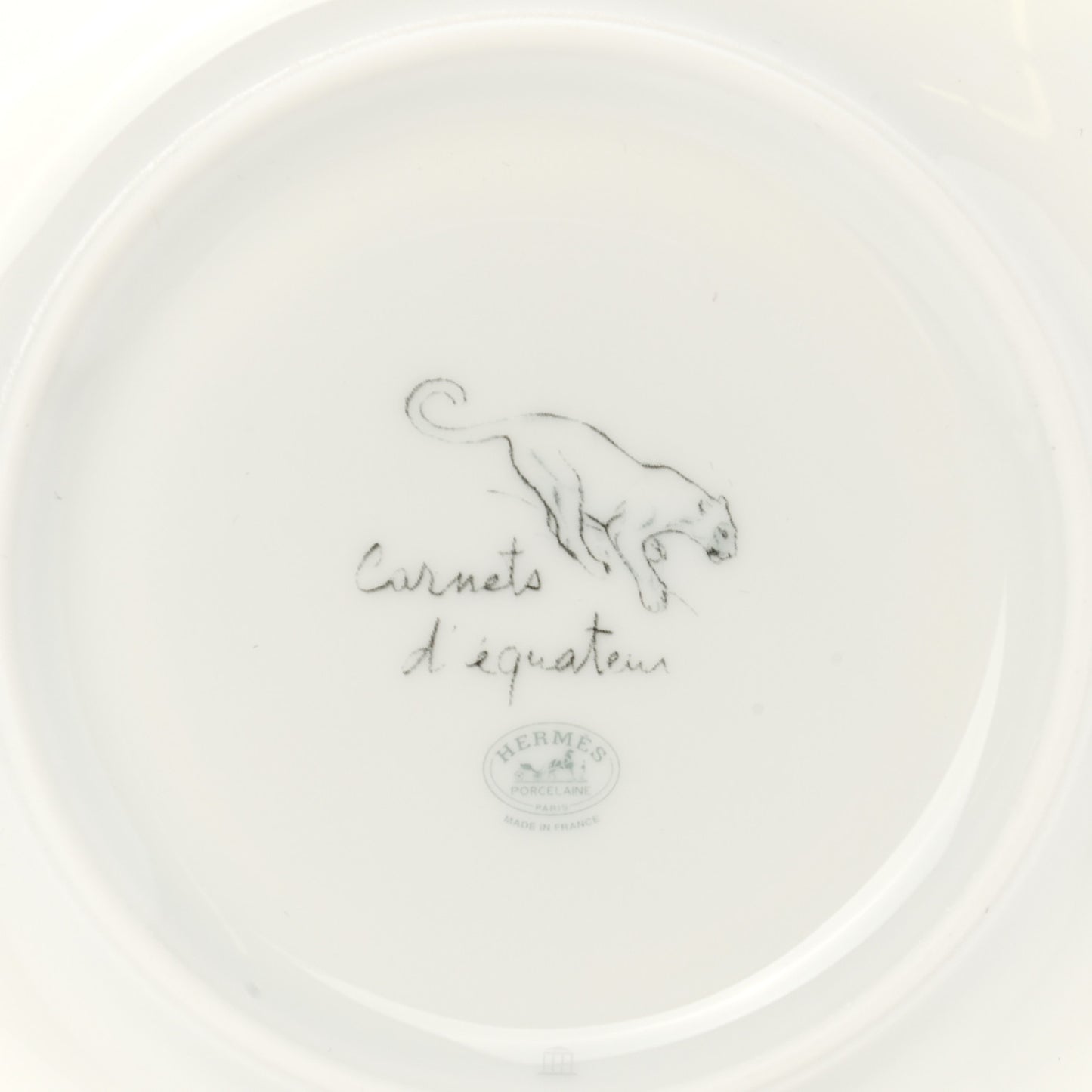 Porcelain Carnets D'Equateur Felines Bread And Butter Plate