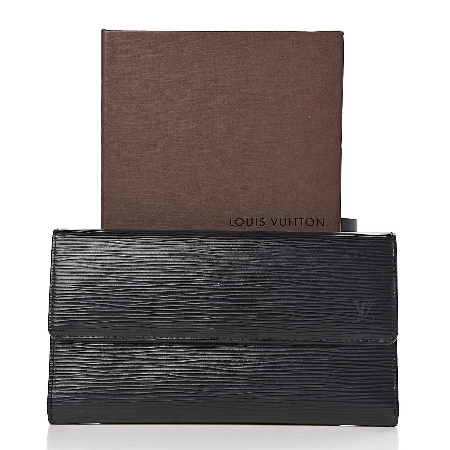 Epi Porte Tresor International Wallet Black
