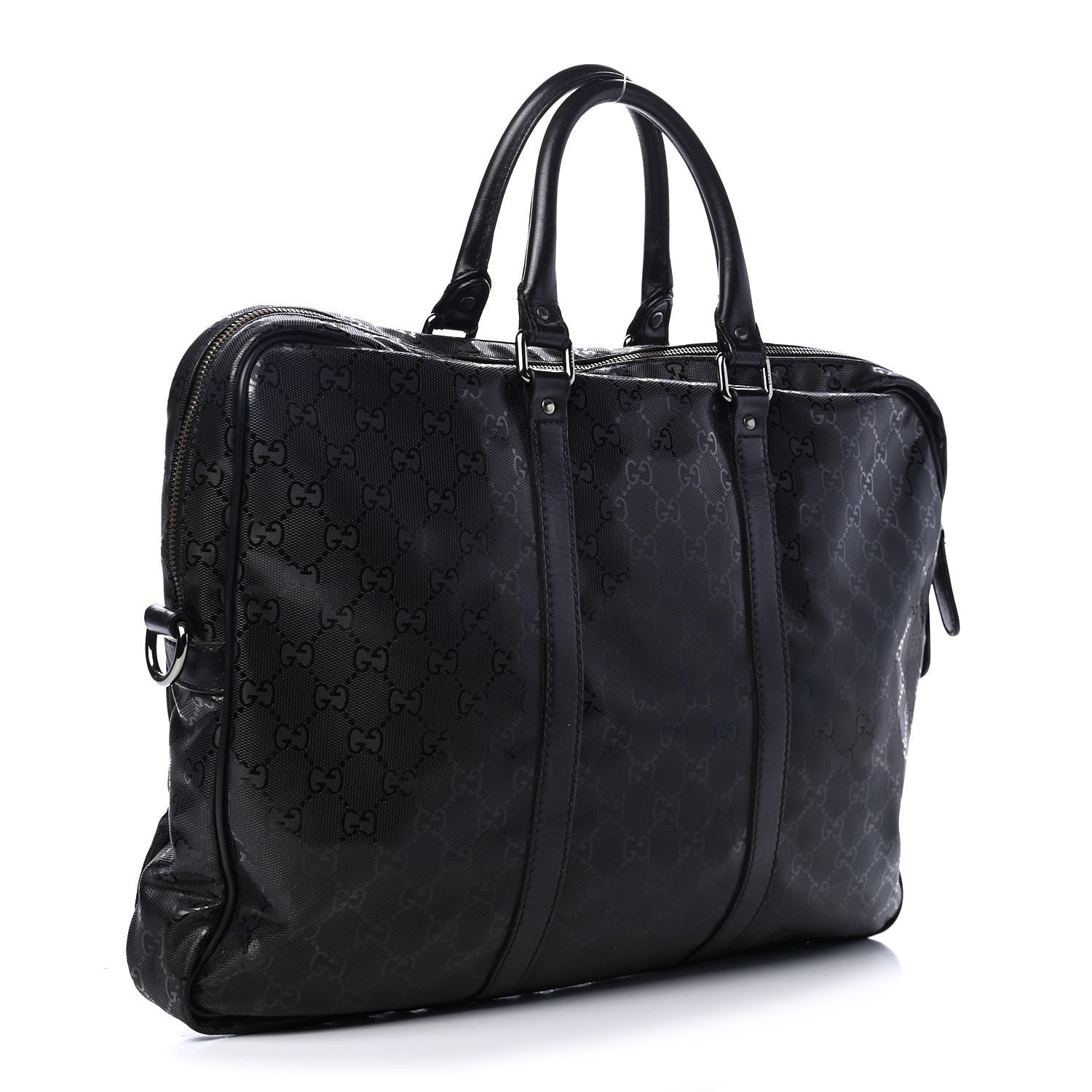 Gucci Imprime Monogram Medium Briefcase Black 2 of 5