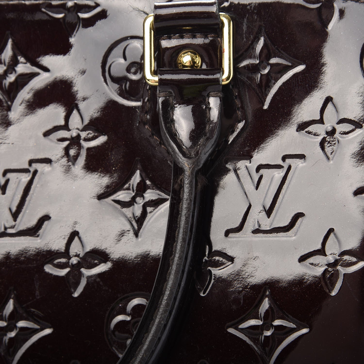 Louis Vuitton Vernis Alma MM Amarante 15 of 18