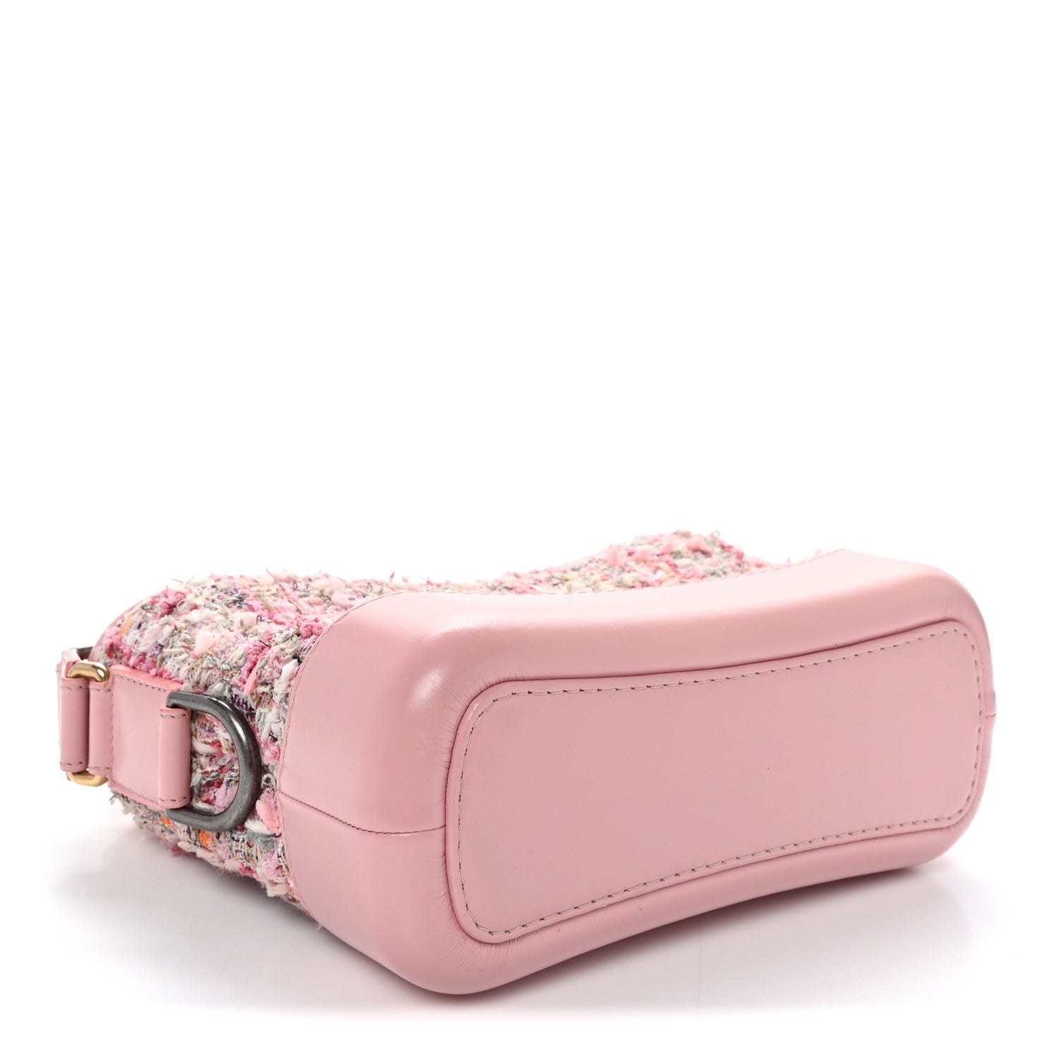 Chanel Tweed Calfskin Small Gabrielle Hobo Light Pink 4 of 10