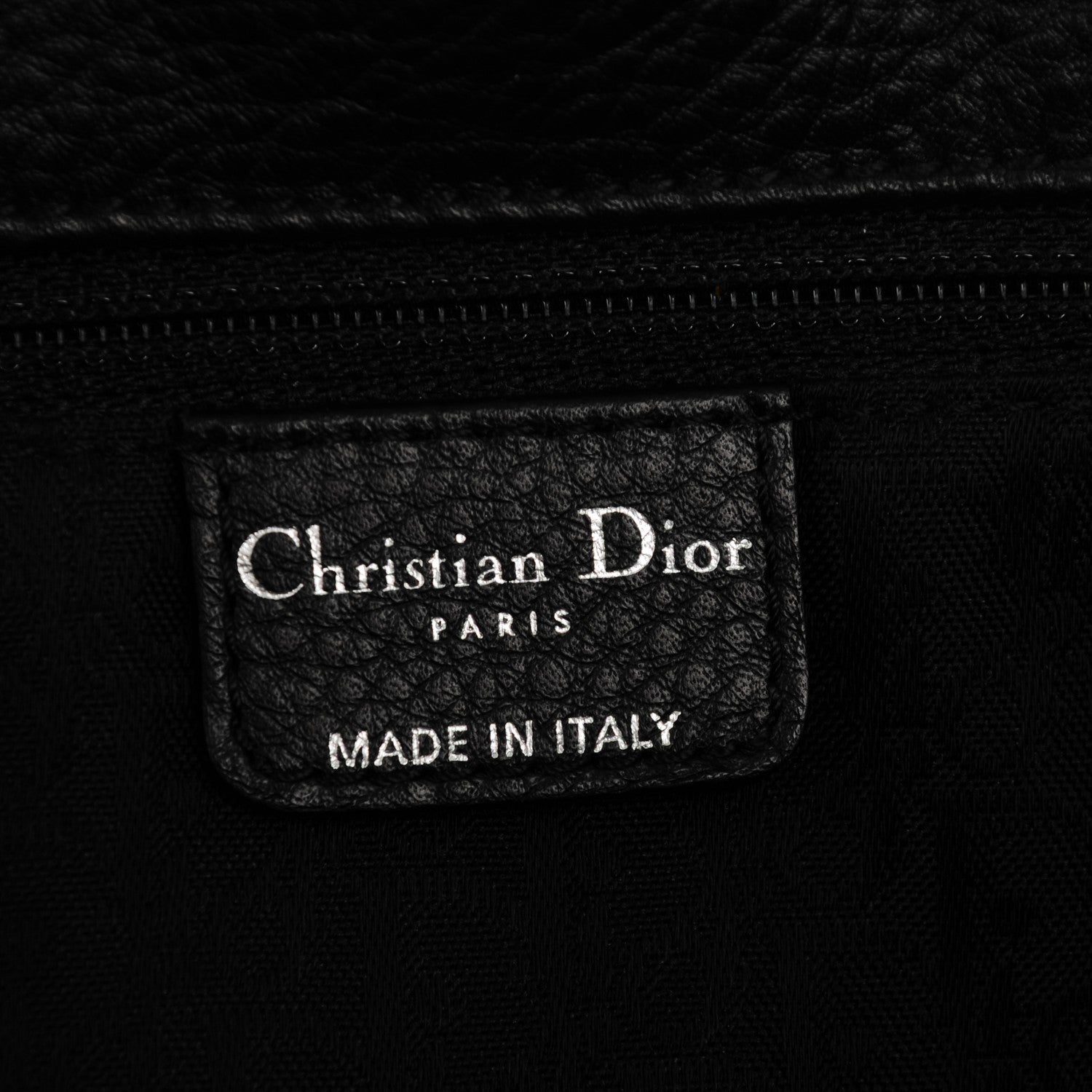 Christian Dior Calfskin Ethnic Tote Black 6 of 7