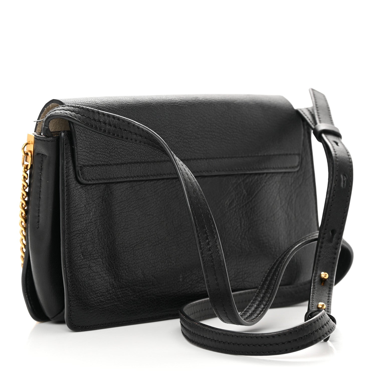 Chloe Goatskin Small Faye Shoulder Bag Black 3 of 23