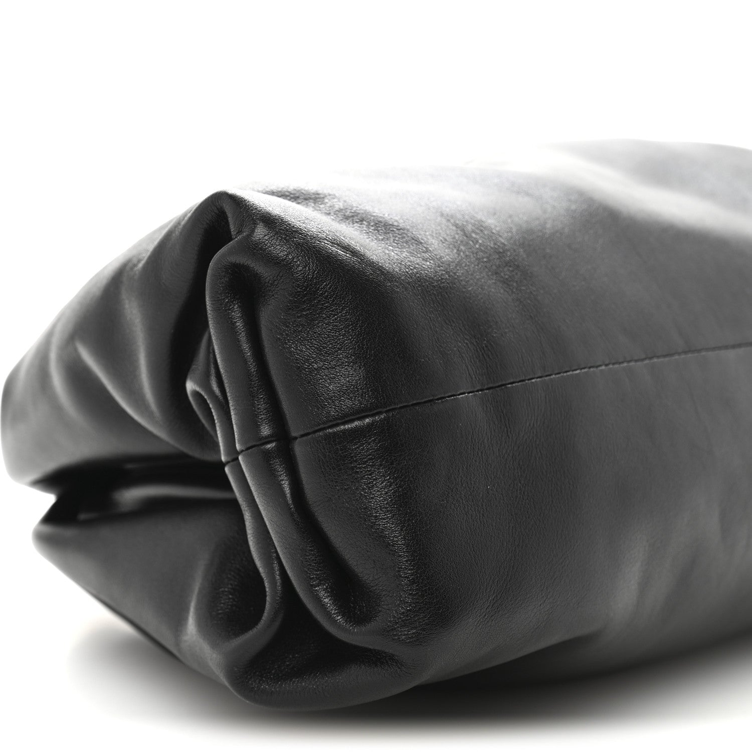 Bottega Veneta Smooth Butter Calf The Pouch Oversized Clutch Black 9 of 10