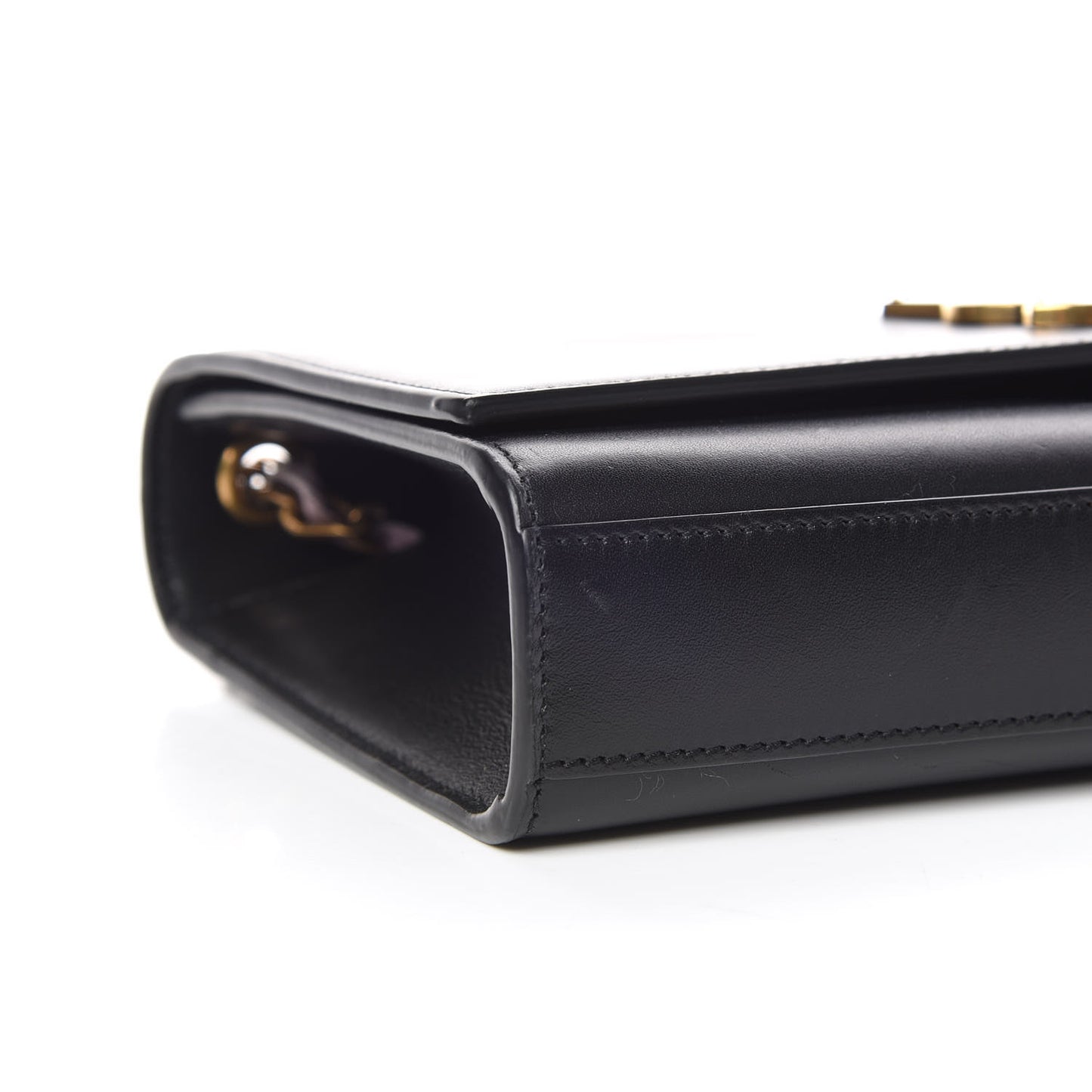 Calfskin Medium Monogram Kate Satchel Black Multicolor
