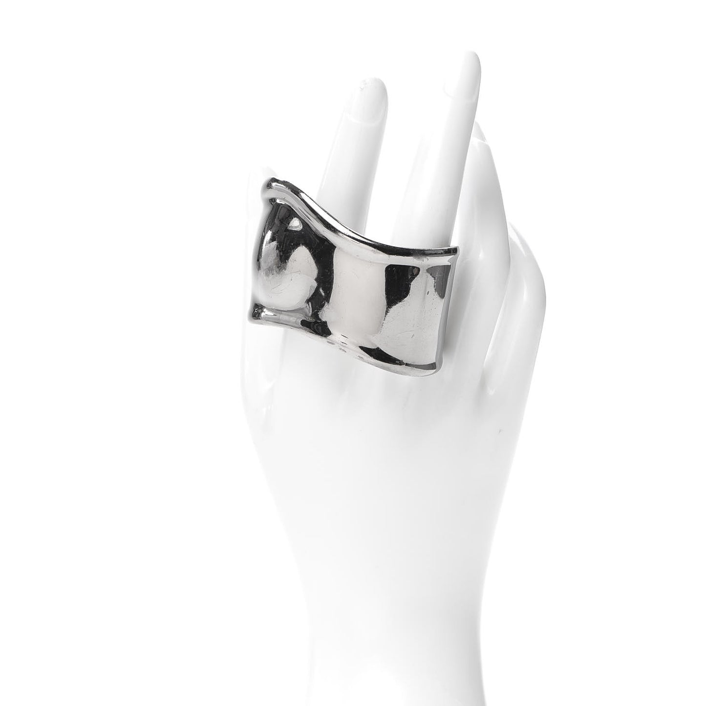Ruthenium Small Elsa Peretti Left Wrist Bone Cuff Bracelet