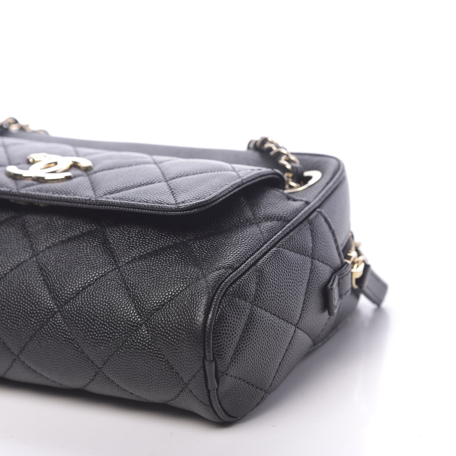 Chanel Caviar Quilted Small In & Out Camera Case Black 9 of 11