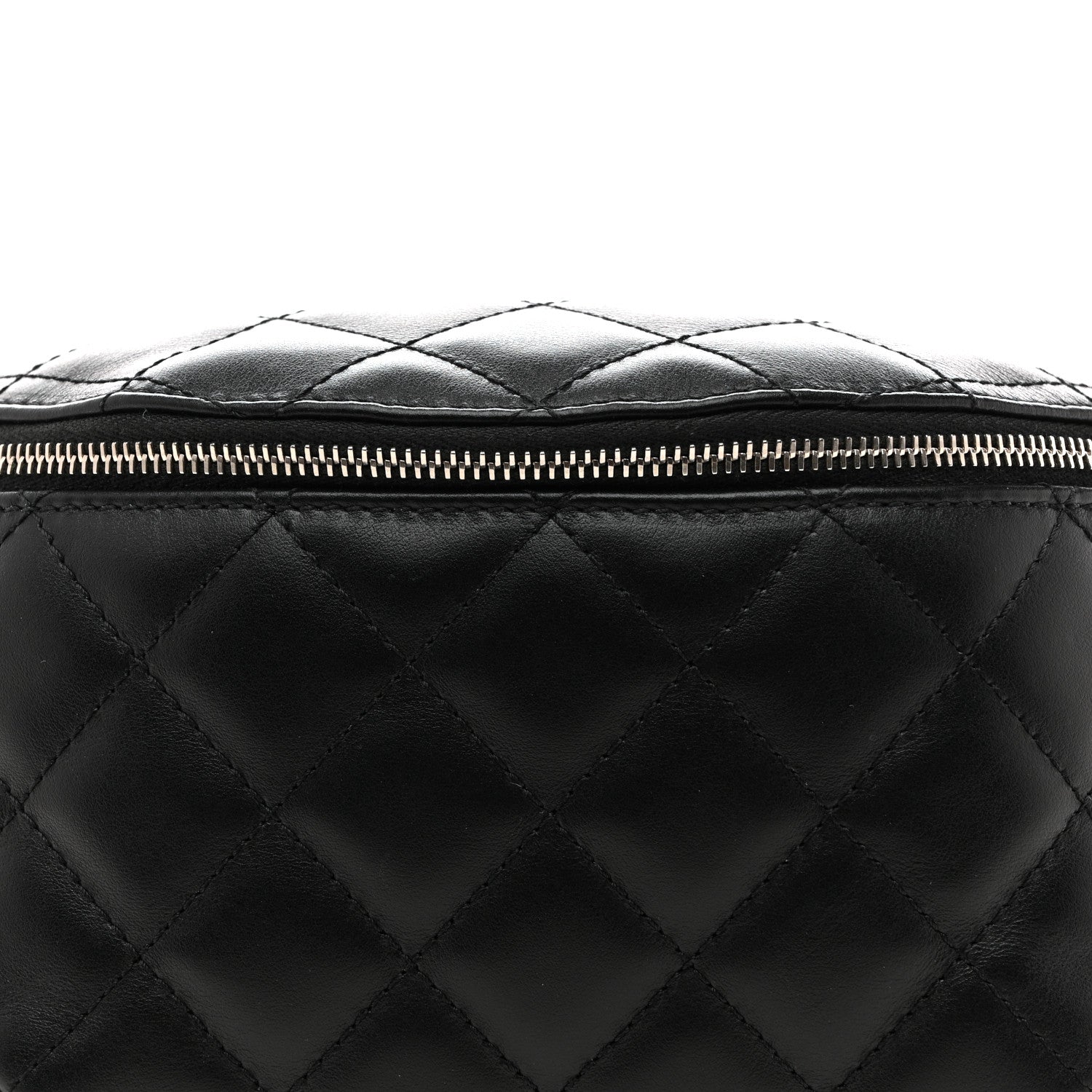 Chanel Lambskin Quilted Waist Belt Bag Black 8 of 13