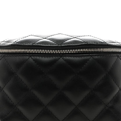 Chanel Lambskin Quilted Waist Belt Bag Black 8 of 13