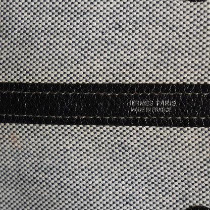 Hermes Buffle Skipper Toile Garden Party 36 MM Tote Black 6 of 9