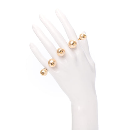Gucci Metal Pearl Multi-Finger Ring White 2 of 4