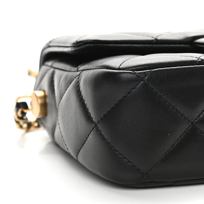 Chanel Lambskin Quilted Mini My Perfect Flap Black 8 of 9