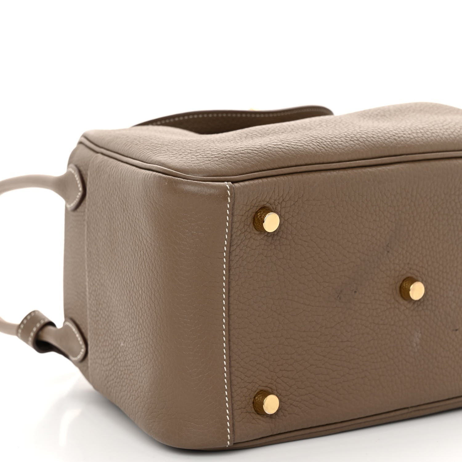 Hermes Taurillon Clemence Lindy 26 Etoupe 9 of 10