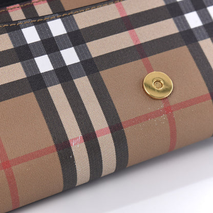 Burberry Vintage Check Henley Wallet On Chain Black 10 of 10