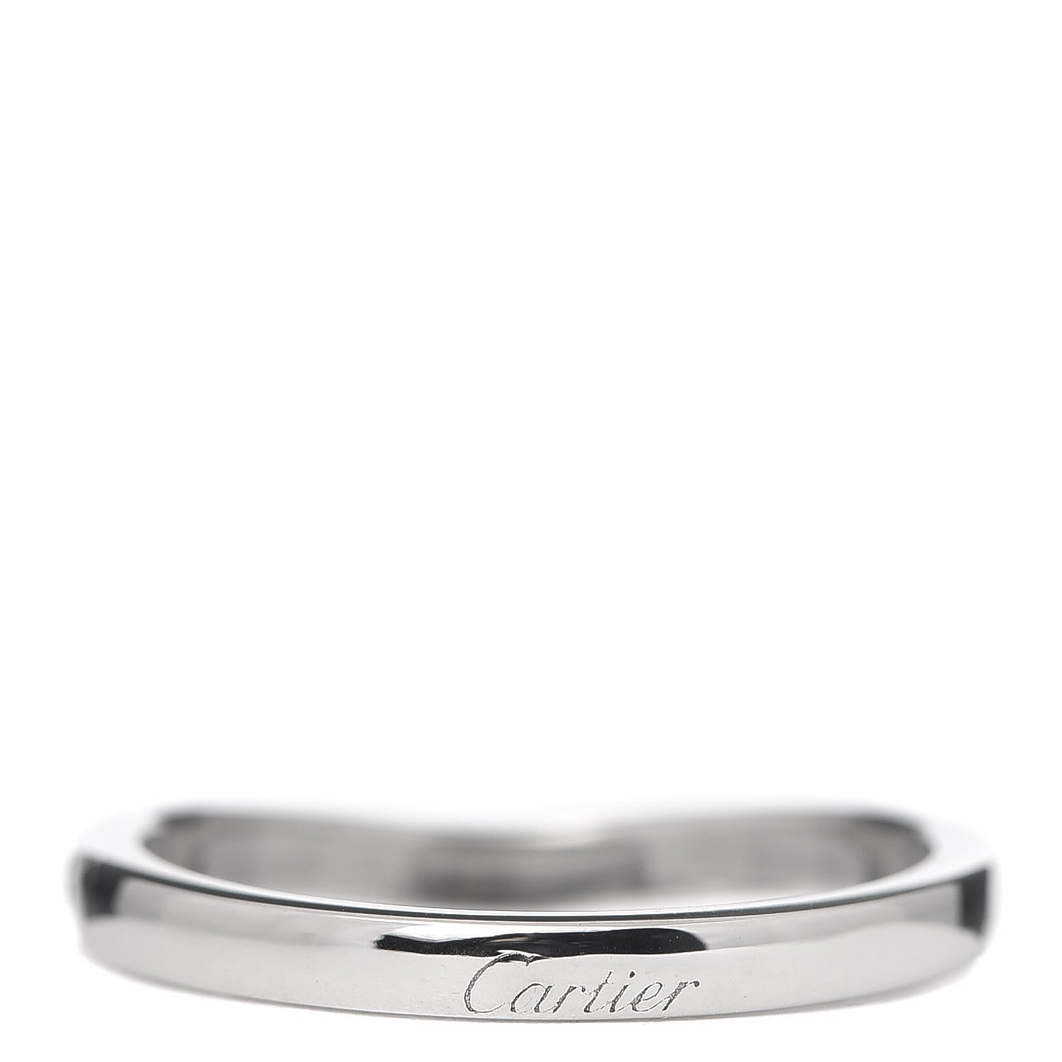 Cartier Platinum Diamond Ballerine Wedding Band Ring 49 4.75 3 of 6