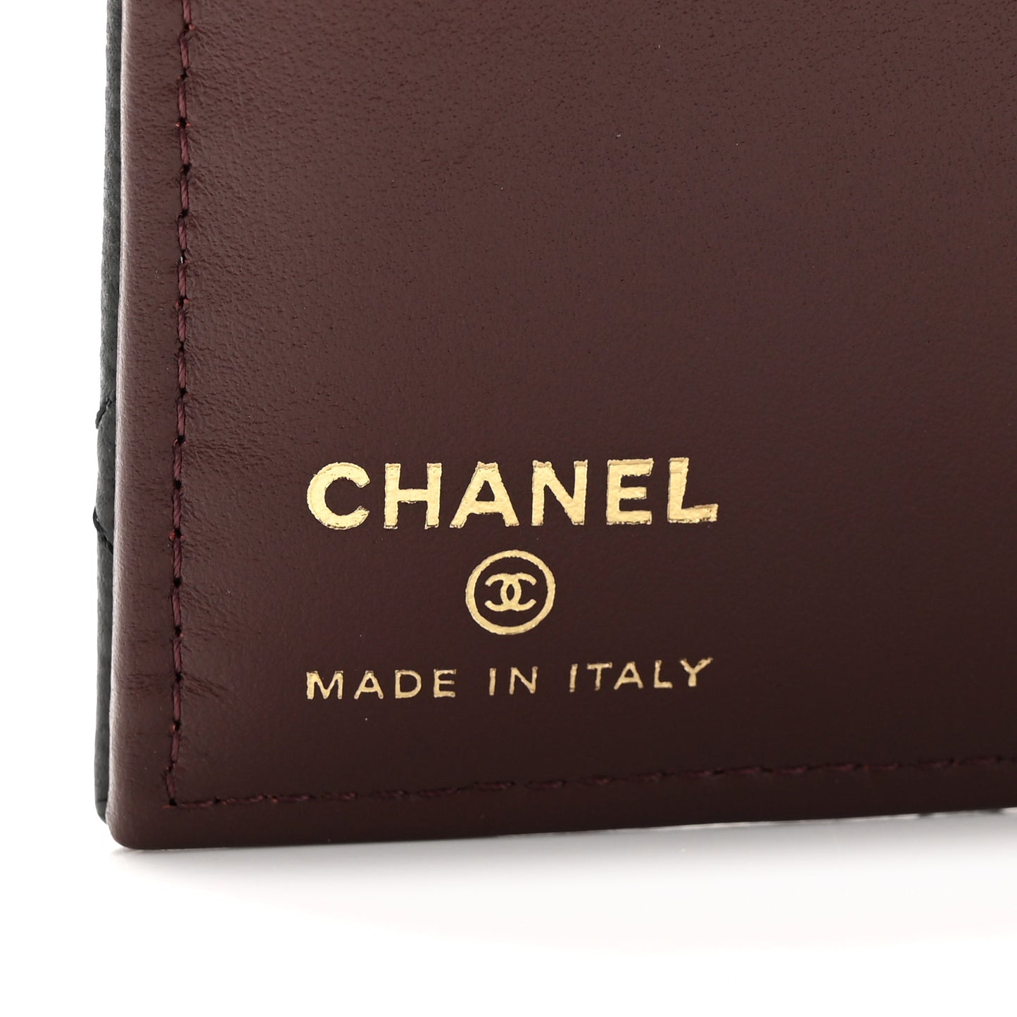 Caviar Quilted Passport Holder Black