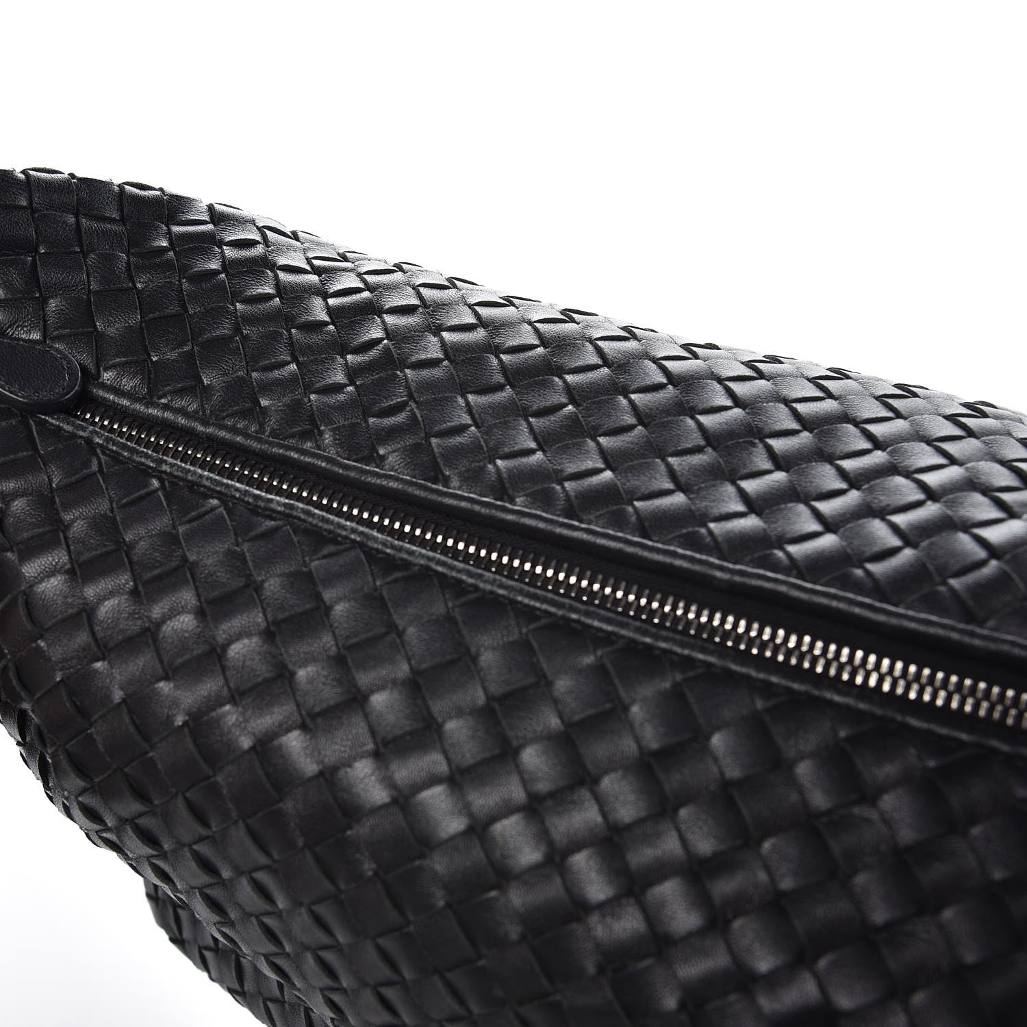 Bottega Veneta Nappa Intrecciato Shoulder Bag Black 10 of 10