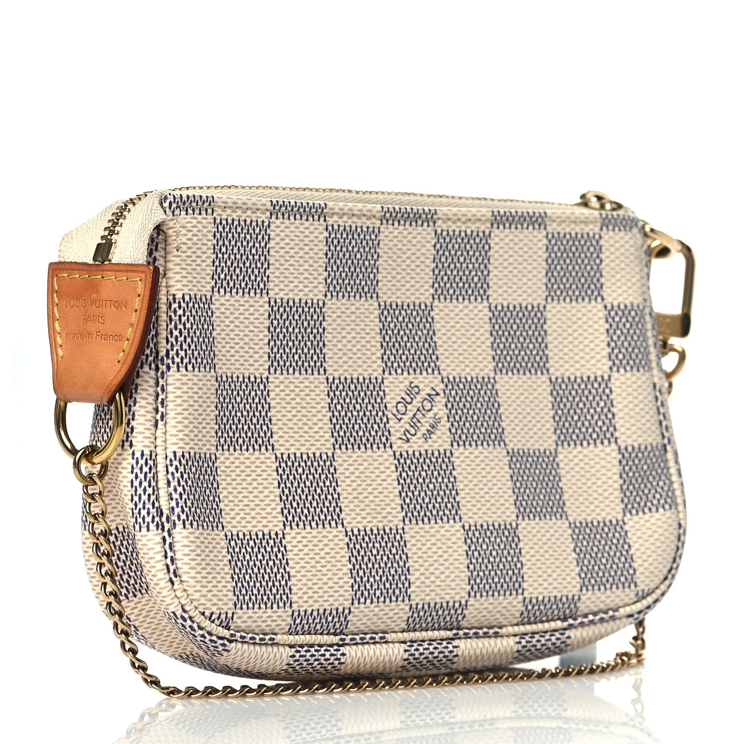 Louis Vuitton Damier Azur Mini Pochette Accessories 3 of 10