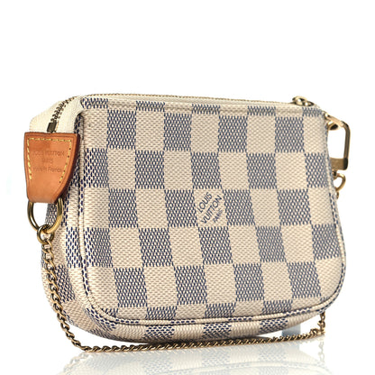 Louis Vuitton Damier Azur Mini Pochette Accessories 3 of 10
