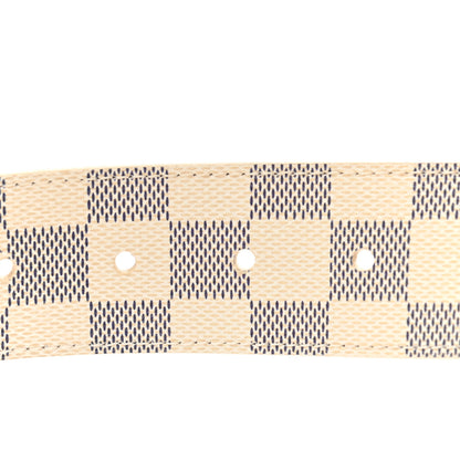 Louis Vuitton Damier Azur LV Initiales Belt 80 32 8 of 8