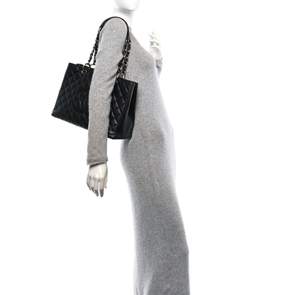 Chanel Caviar Quilted Grand Shopping Tote GST Black 2 of 12