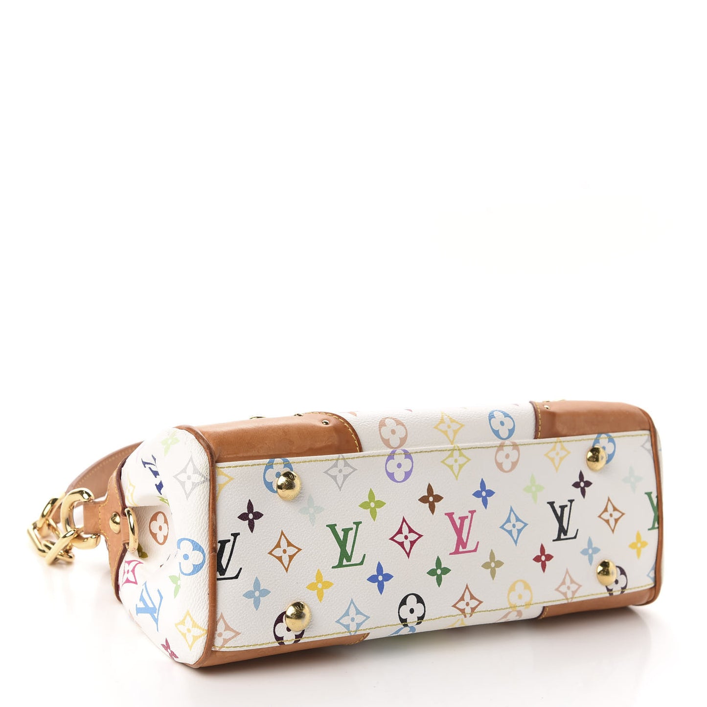 Monogram Multicolor Beverly MM White