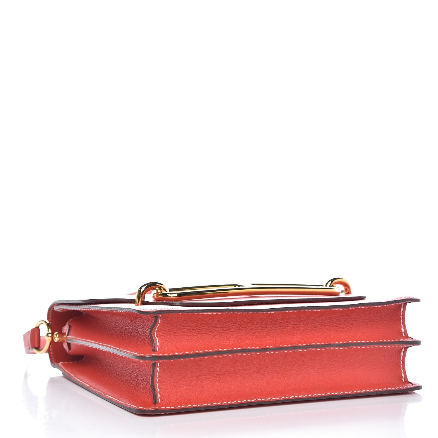 Hermes Evercolor Sac Roulis 23 Rouge Tomate 4 of 7