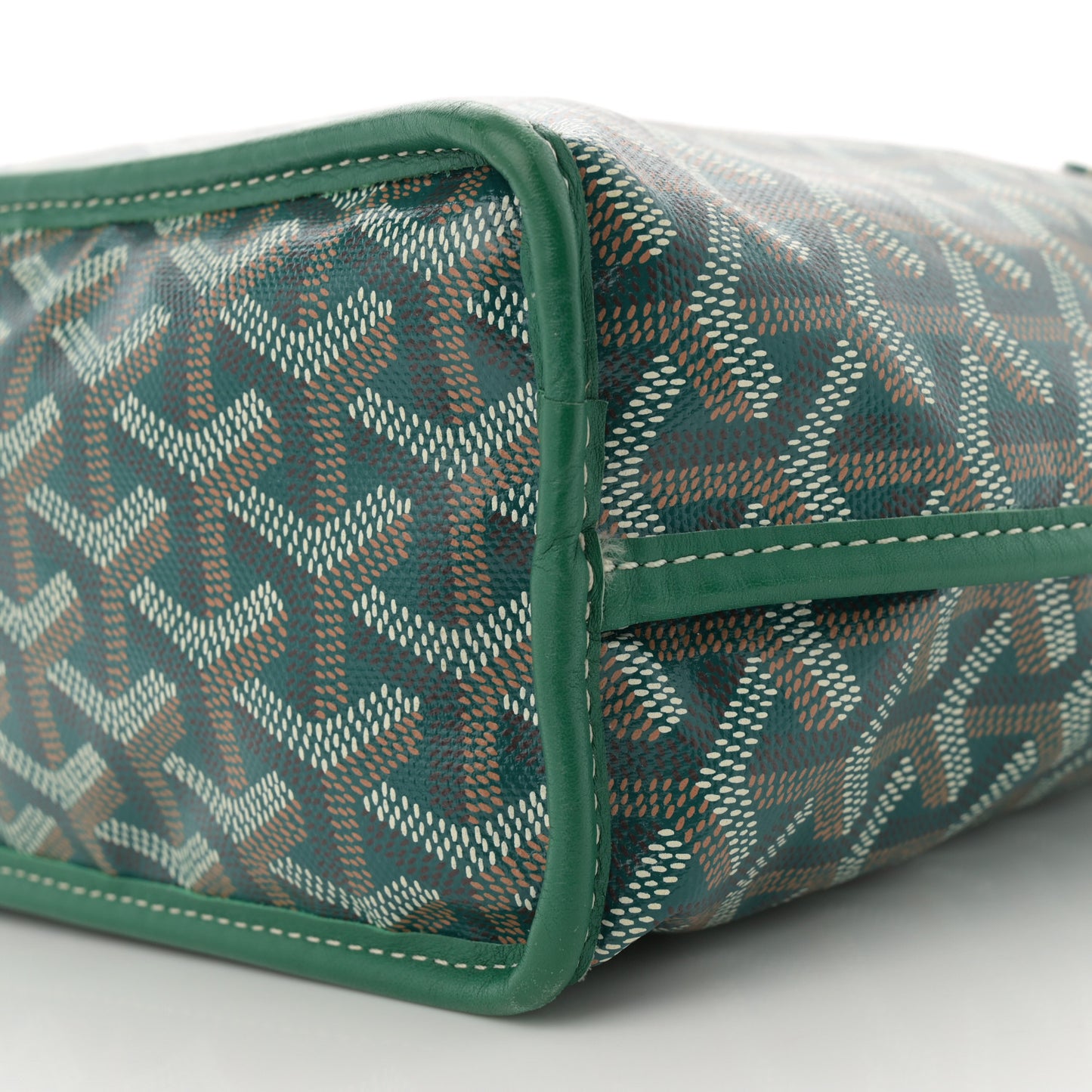 Goyardine Reversible Mini Anjou Green