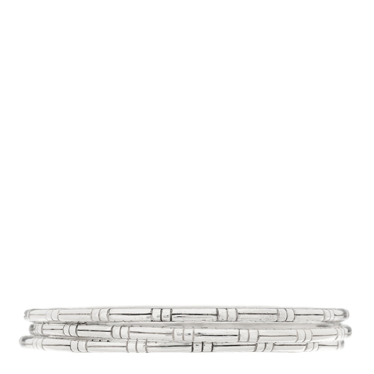 John Hardy Sterling Silver Kali Slim Bangle Bracelet Set of 3 2 of 3