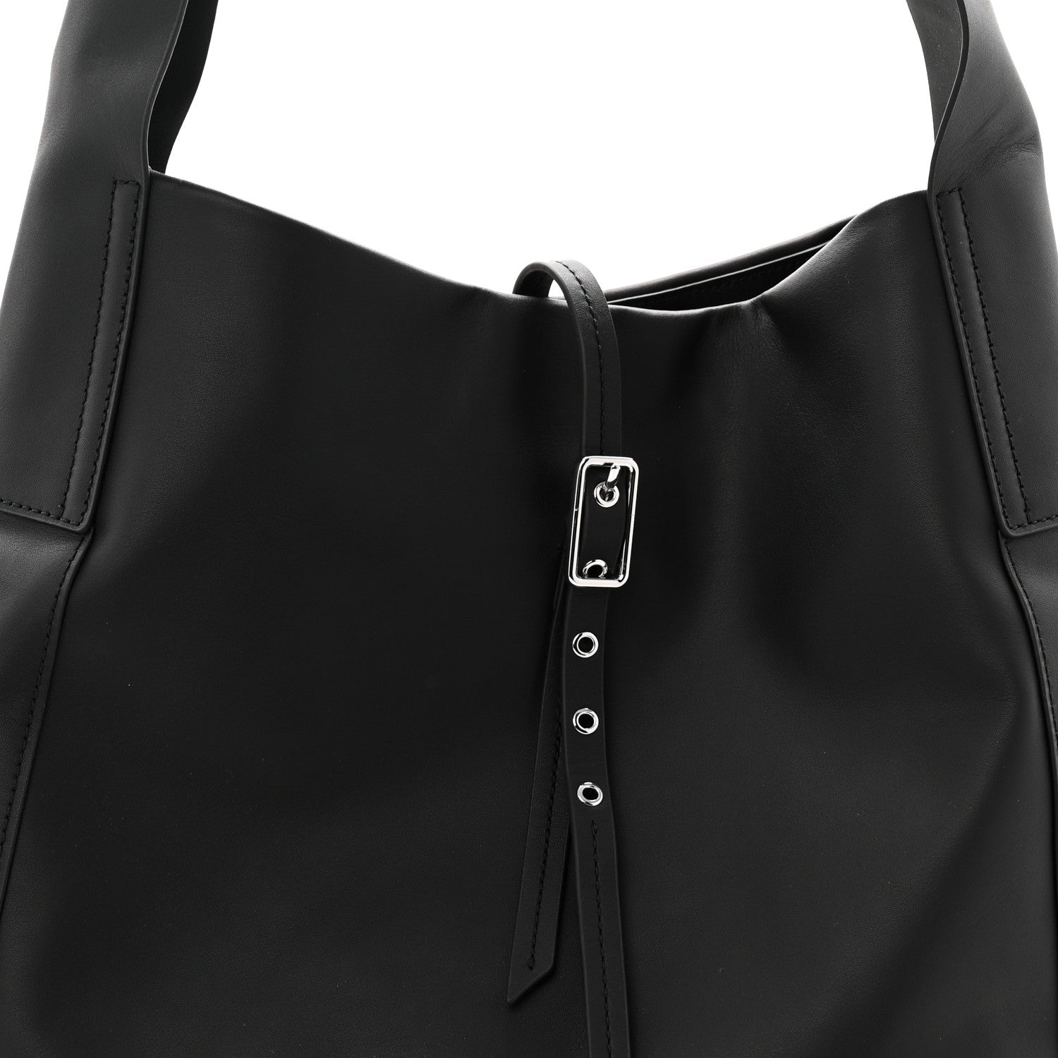 3.1 Phillip Lim Calfskin Go Large Shoulder Bag Black 8 of 10