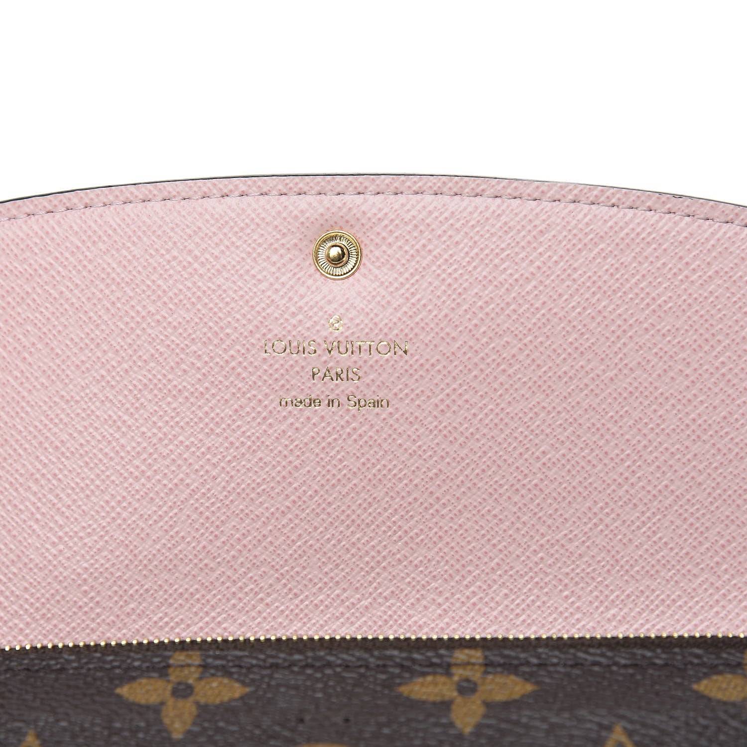 Louis Vuitton Monogram Emilie Wallet Rose Ballerine 6 of 8