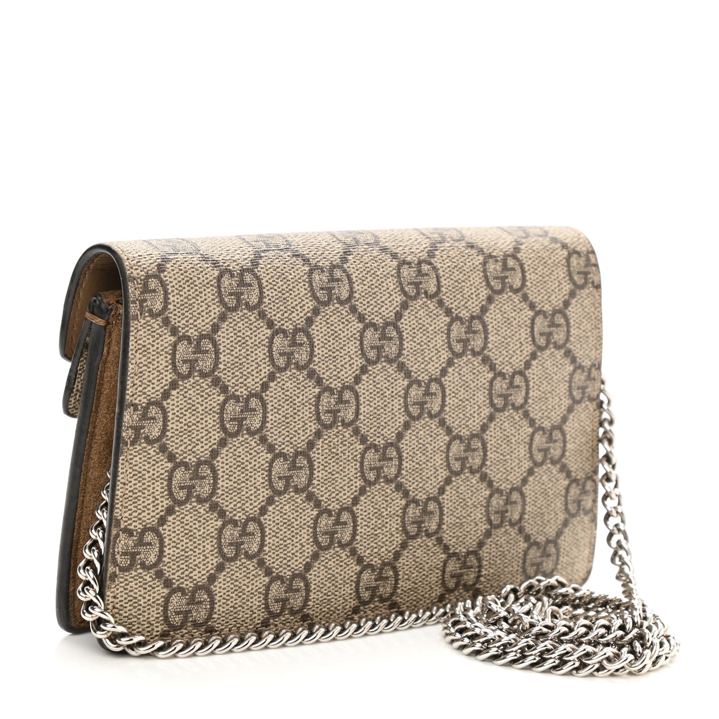 GG Supreme Monogram Super Mini Dionysus Shoulder Bag Taupe