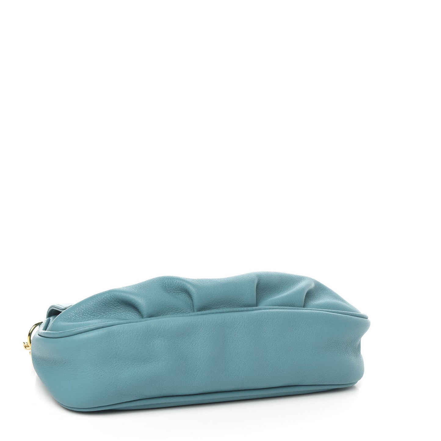 Vitello Flamingo Enamel Fendista Pouchette Crossbody Lago