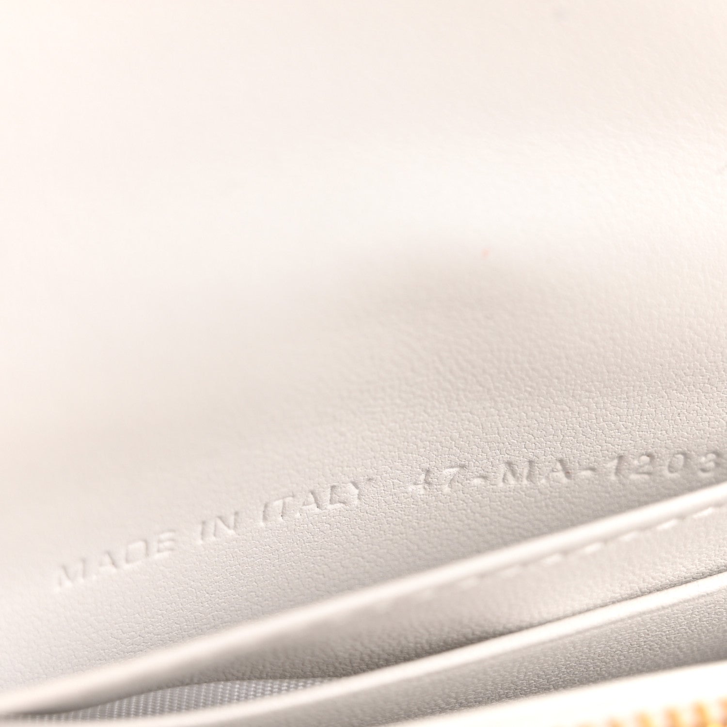 Christian Dior Calfskin Zodiac Print Caro Medium Wallet White Multicolor 7 of 7