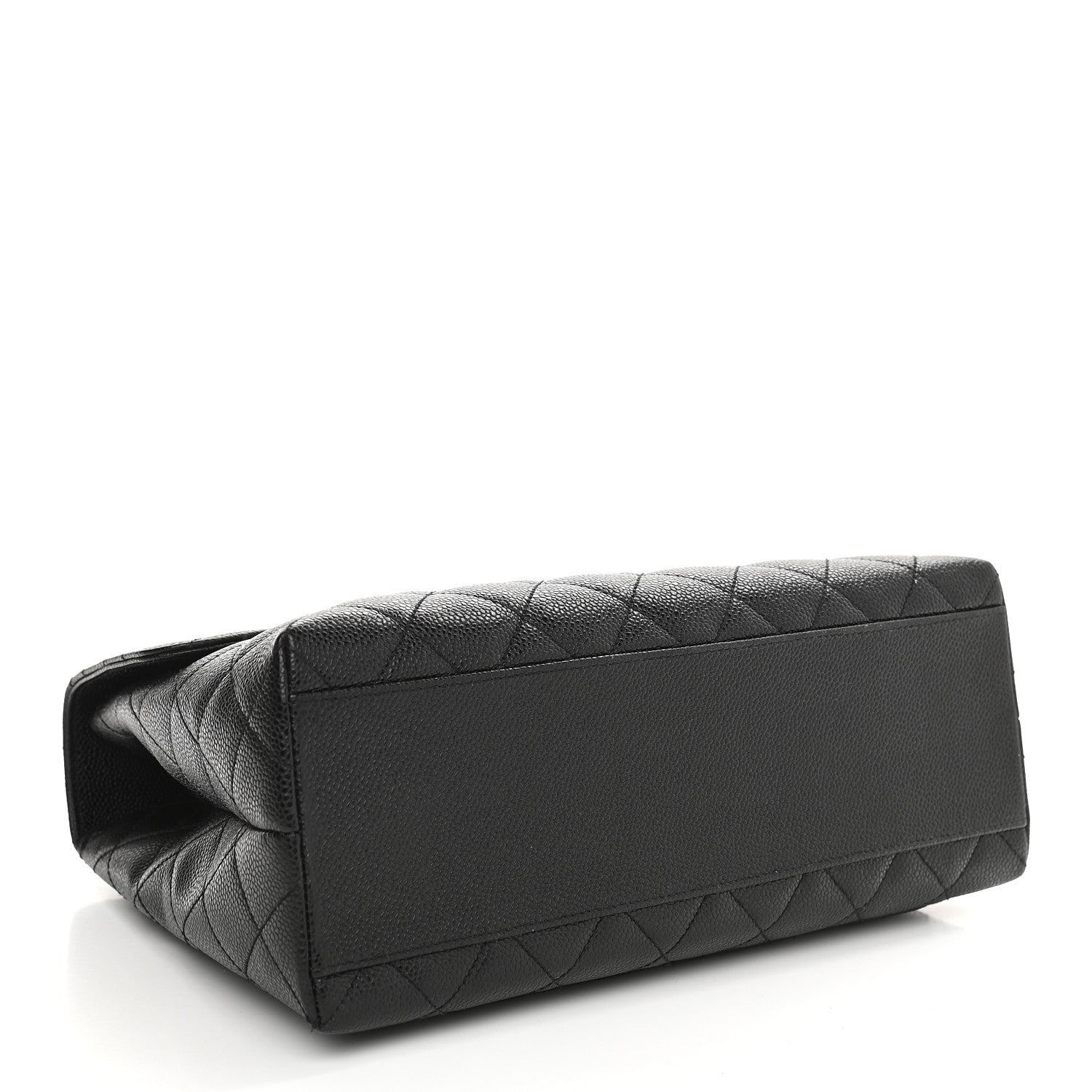 Chanel Caviar Quilted Jumbo Kelly Flap Black 4 of 10