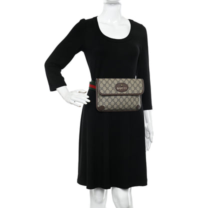 Gucci GG Supreme Monogram Neo Vintage Web Belt Bag Brown 2 of 10
