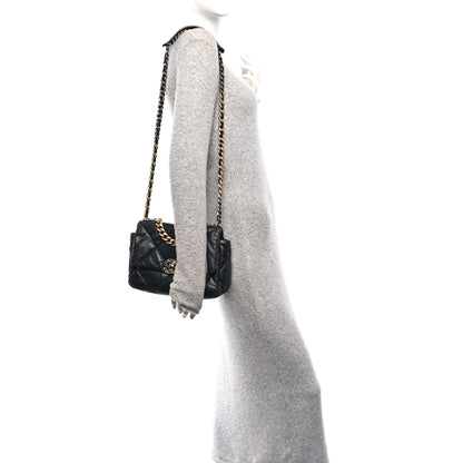 Chanel Lambskin Quilted Medium Chanel 19 Flap Black 2 of 10