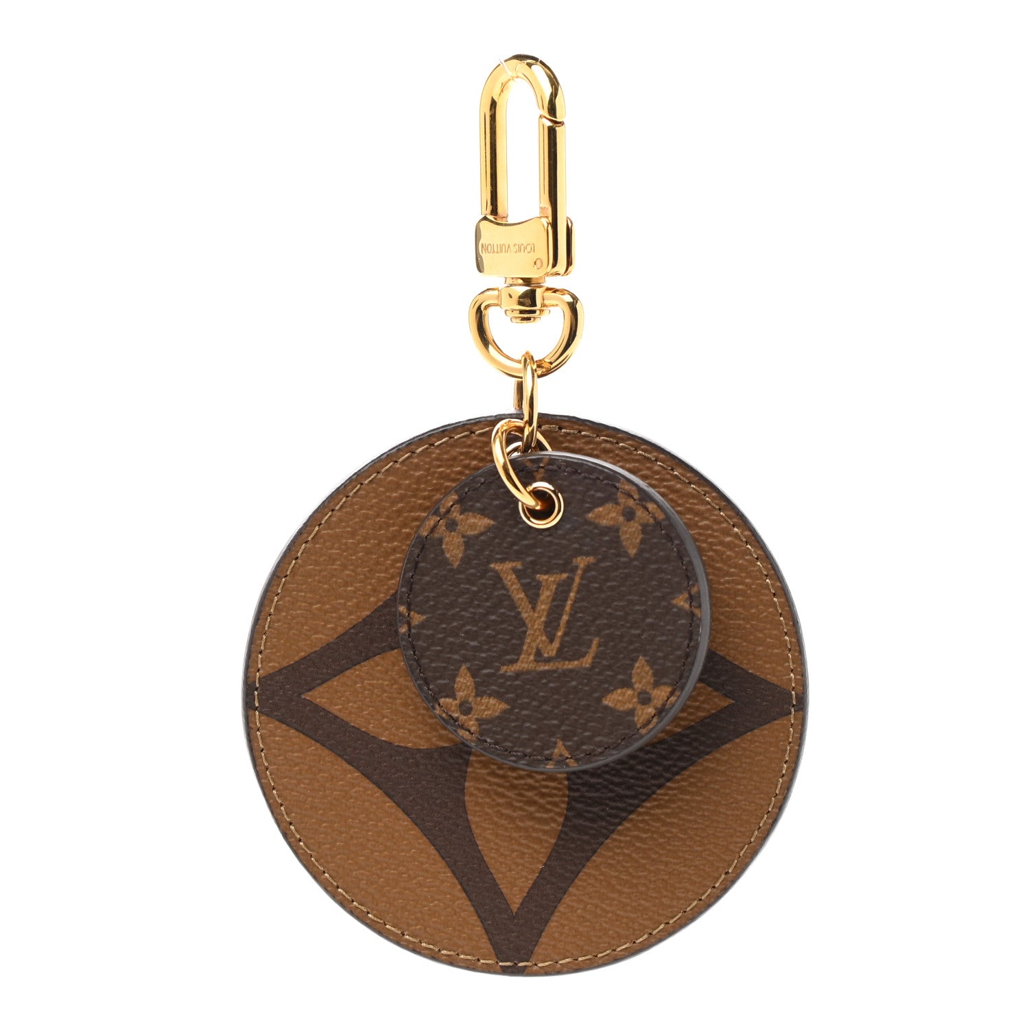 Louis Vuitton Monogram Reverse Key Holder Bag Charm 1 of 3