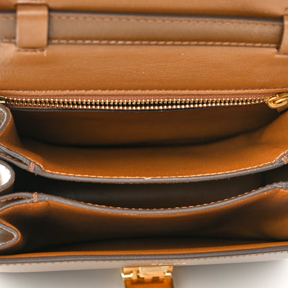 Celine Smooth Calfskin Small Classic Box Flap Bag Camel 5 of 10
