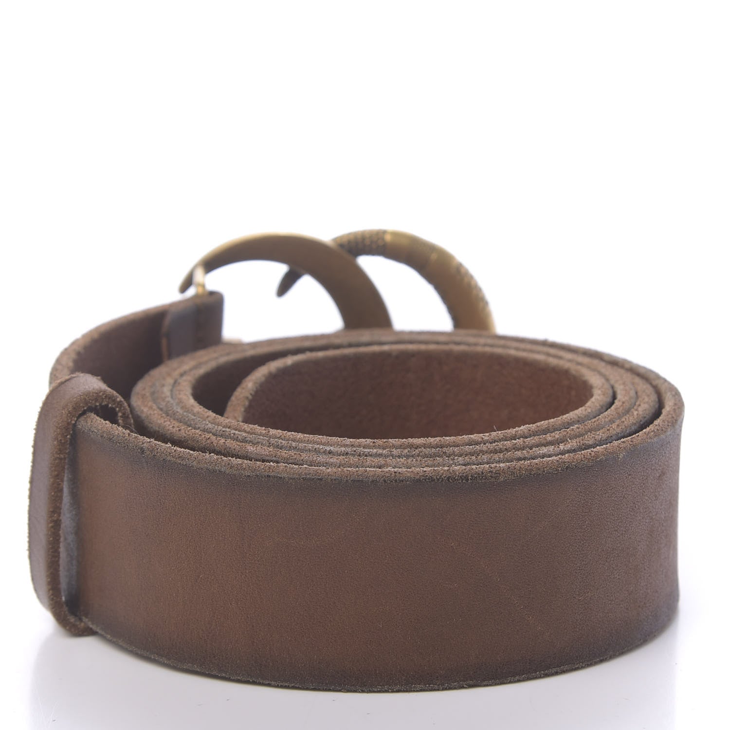 Gucci Faded Calfskin Snake Double G 40mm Belt 105 42 Cuir 2 of 6